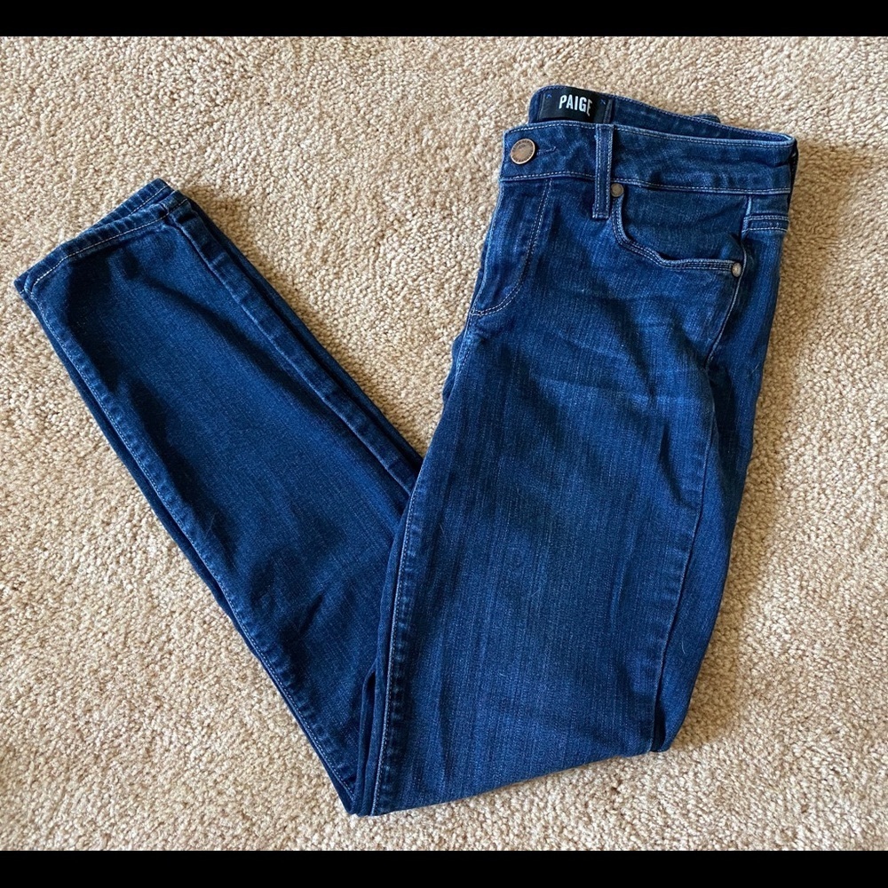 PAIGE VERDUGO ANKLE JEANS — Size 28